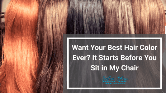 how to prepare your hair before coloring it