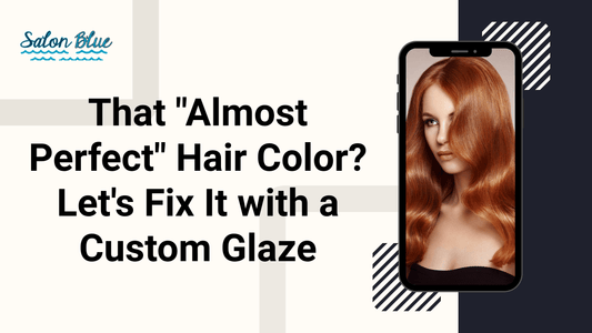 custom hair glaze color services in Hampstead salon